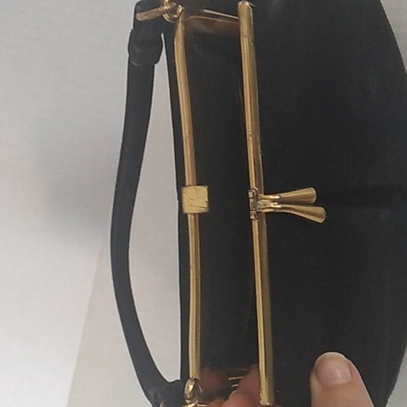 Coblentz vintage black suede handbag - Picture 6 of 10